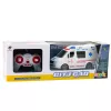 LEAN TOYS Ambulancia RC con luz y sonido 1:20 blanca