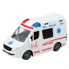 LEAN TOYS Ambulancia RC con luz y sonido 1:20 blanca