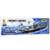 LEAN TOYS Gran portaaviones militar con aviones de combate, tanques y vehículos 70 cm