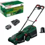 Bosch Rotak 18V-34 cortacésped de batería con set de inicio y tapón de acolchado (C)