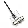 Kensington candado de seguridad con cable 3 en 1 - con llave, 1,8 m (6 ft) - Negro/Plata