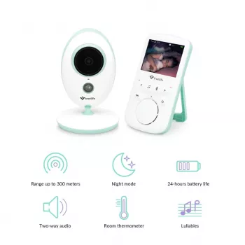 TrueLife NannyCam V24 Pro videovigilante para bebés LCD 2,4