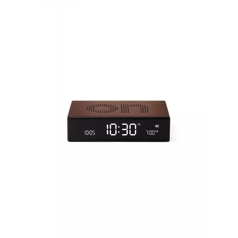 Lexon Flip Premium despertador de doble cara bronce LR152BZ
