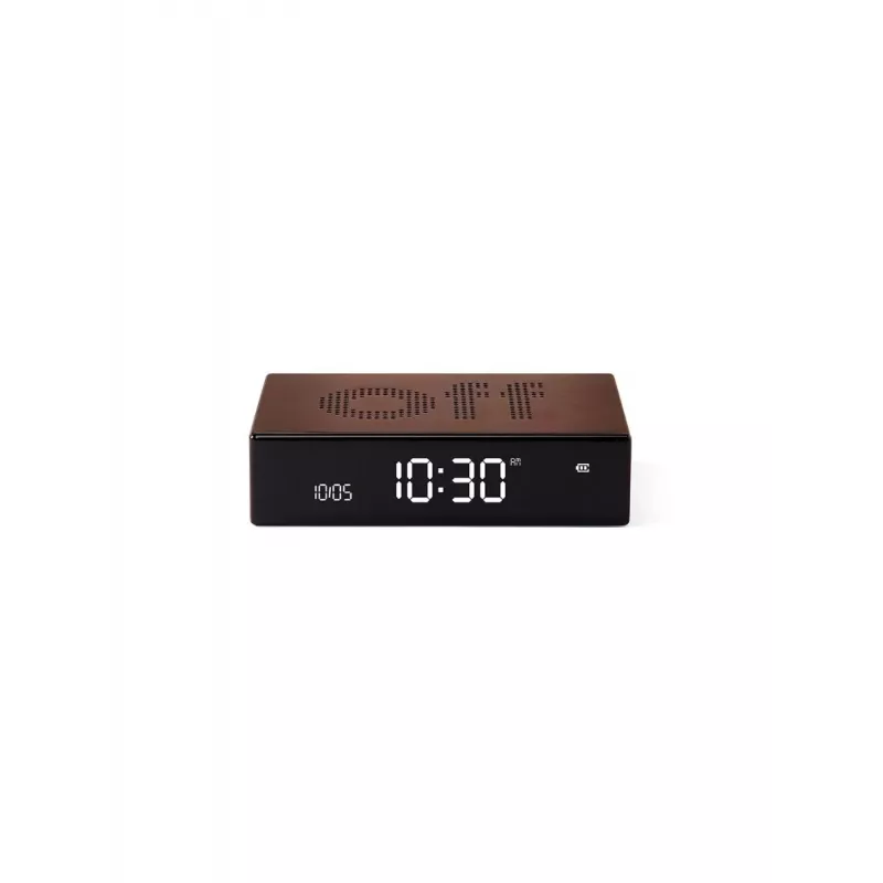 Lexon Flip Premium despertador de doble cara bronce LR152BZ