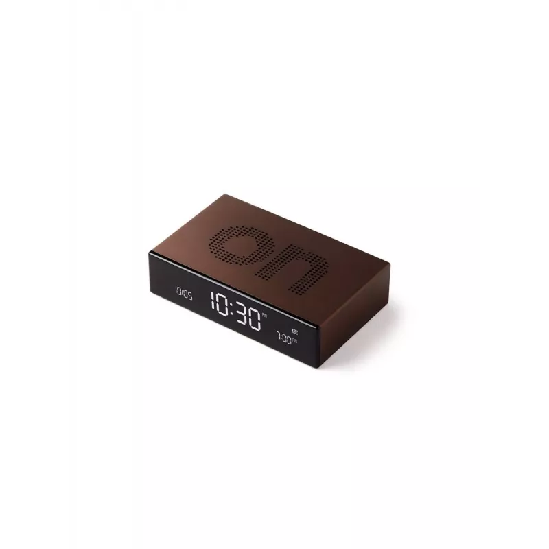 Lexon Flip Premium despertador de doble cara bronce LR152BZ
