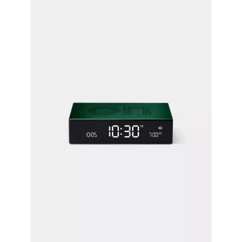 LEXON Flip Premium despertador digital verde oscuro LR152DG1