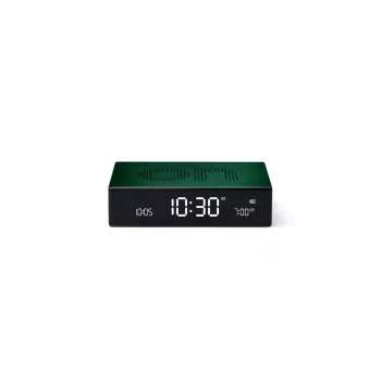 LEXON Flip Premium despertador digital verde oscuro LR152DG1