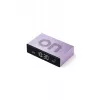 LEXON Flip Premium despertador de doble cara morado LR152LL