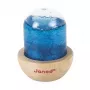 Janod bola de nieve sensorial con purpurina azul 12m+
