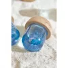 Janod bola de nieve sensorial con purpurina azul 12m+