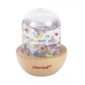 Janod bola de nieve sensorial multicolor 12m+