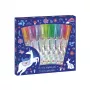 Janod Gel Pens Mini 8 colores Unicorns Dreamland 6+