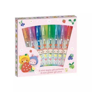 Janod Gel Pens Mini 8 colores Fruity Cuties 6+