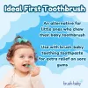 BRUSH BABY Cepillo de dientes mordedor pack de 2 para bebés 10-36 meses