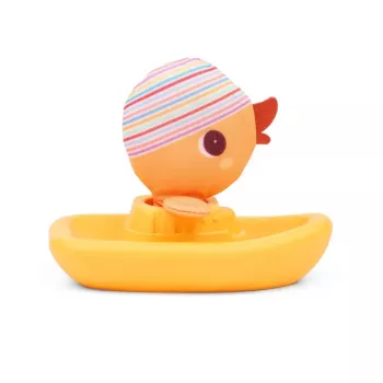 Lilliputiens Juguete de baño barco con pato de peluche Gaspard 6m+