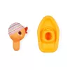Lilliputiens Juguete de baño barco con pato de peluche Gaspard 6m+
