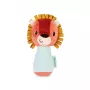 Lilliputiens Sonajero y juguete con chirrido de peluche Jack el león 3m+