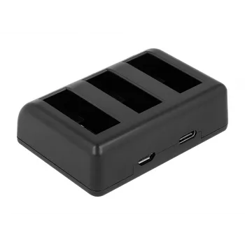 Newell SDC-USB Cargador de Tres Canales para Baterías DJI Osmo Action BCX204