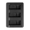 Newell SDC-USB Cargador de Tres Canales para Baterías DJI Osmo Action BCX204