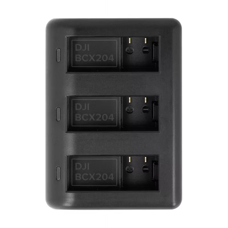 Newell SDC-USB Cargador de Tres Canales para Baterías DJI Osmo Action BCX204
