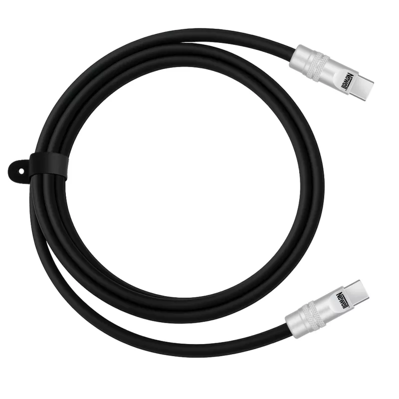 Newell Cable USB-C a USB-C 100W 2m Silicona Negro