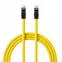 Newell Cable USB-C a USB-C 100W, 2m, Silicona, Amarillo-Negro