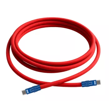 Newell Cable USB-C a USB-C 100W 2m Silicona Rojo-Azul Marino