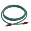 Newell Cable USB-C a USB-C 100W 2m Silicona Verde-Burdeos