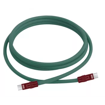 Newell Cable USB-C a USB-C 100W 2m Silicona Verde-Burdeos