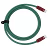 Newell Cable USB-C a USB-C 100W 2m Silicona Verde-Burdeos