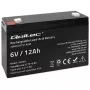Qoltec Batería AGM 6V 12Ah sin mantenimiento LongLife para SAI, balanzas, cajas registradoras