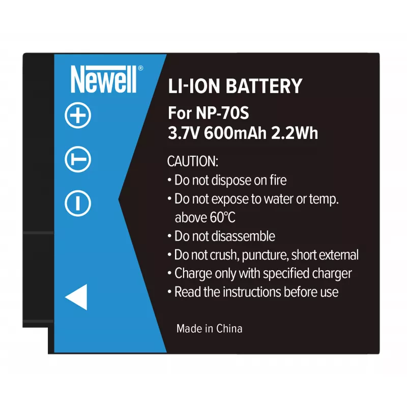 Batería de repuesto NP-70S Newell para cámaras Fujifilm