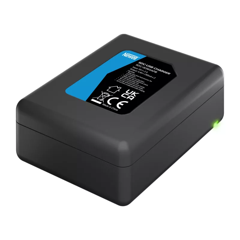 Cargador de batería de doble canal SDC-USB Newell para baterías Insta360 CINSBAJA para Insta360 Ace / Ace Pro