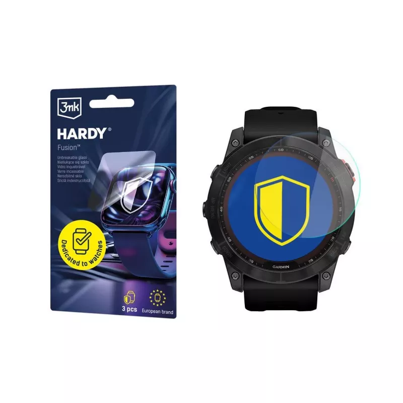 3MK PROTECTION Garmin Fenix 7X 51mm - Protección para reloj 3mk Hardy Fusion