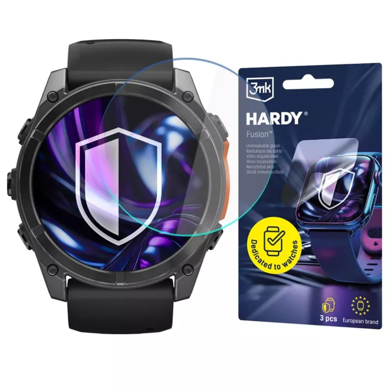 3MK PROTECTION Garmin Fenix 8 Pro 51mm (Amoled, MicroLED) - Protección para reloj 3mk Hardy Fusion