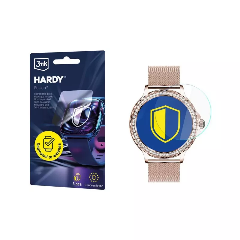 3MK PROTECTION Rubicon RNCF19 - Protector de pantalla para reloj 3mk Hardy Fusion