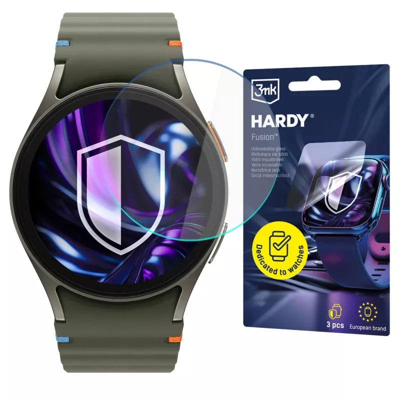 3MK PROTECTION Hardy Fusion protector de pantalla para Samsung Galaxy Watch 7 40mm