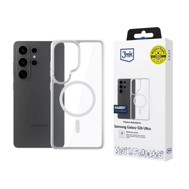 3MK PROTECTION Samsung Galaxy S26 Ultra - Funda 3mk Hardy LiqForce MagCase