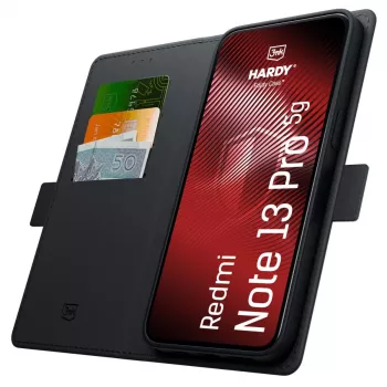 3MK PROTECTION Hardy Foldy Case para Xiaomi Redmi Note 13 Pro 5G - negro
