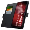 3MK PROTECTION Redmi Note 14 Pro+ - Funda 3mk Hardy Foldy negra