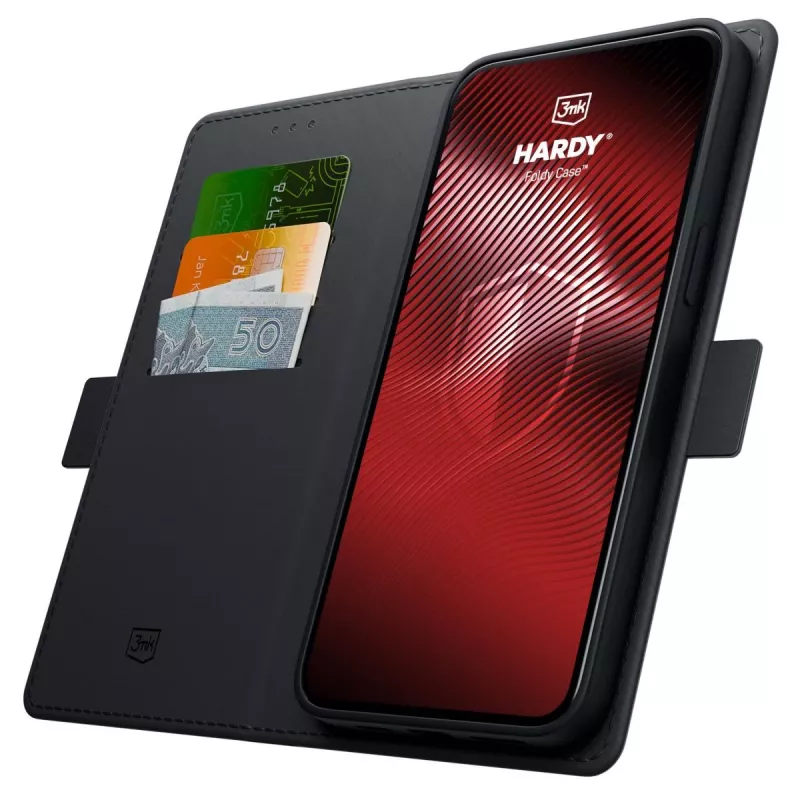 3MK PROTECTION Redmi Note 15 Pro - 3mk Hardy Foldy Case, negro
