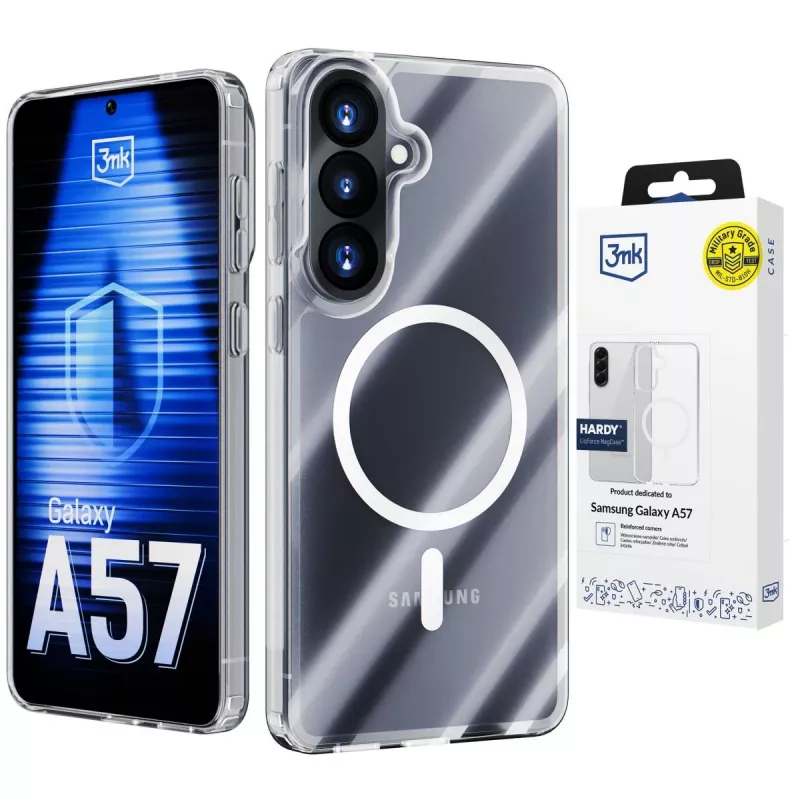 3MK PROTECTION Samsung Galaxy A57 - 3mk Hardy LiqForce MagCase negro