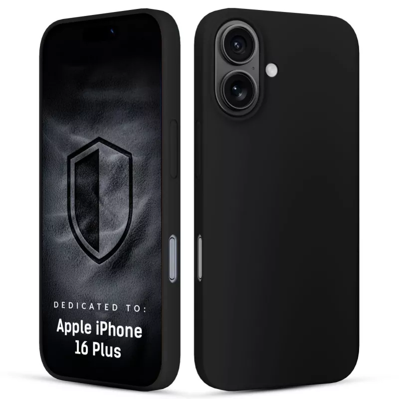 3MK PROTECTION Apple iPhone 16 Plus - Funda 3mk Hardy Mellow negra