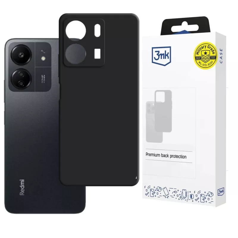 3MK PROTECTION Poco C65 - Funda 3mk Hardy Mellow negra