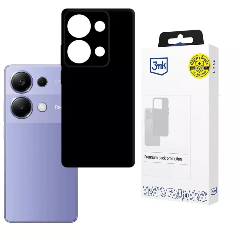 3MK PROTECTION Hardy Mellow Case para Xiaomi Redmi Note 13 Pro 4G - Negro