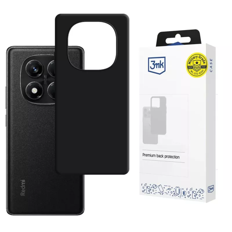 3MK PROTECTION Hardy Mellow Case para Xiaomi Redmi Note 14 Pro 5G - Negro