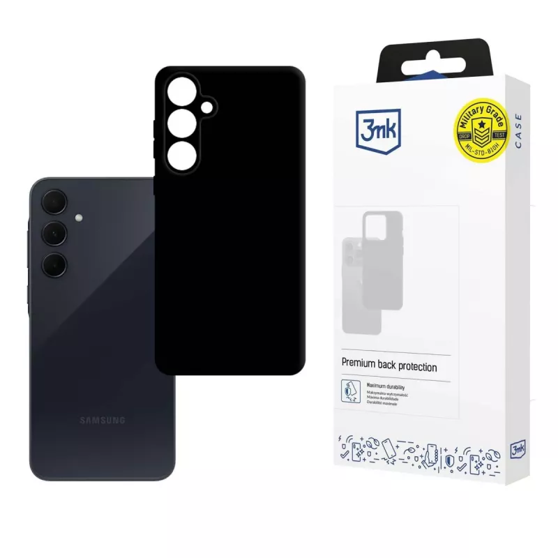3MK PROTECTION Samsung Galaxy A35 5G - Funda 3mk Hardy Mellow negra