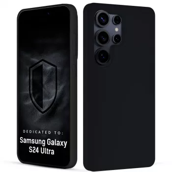 3MK PROTECTION Samsung Galaxy S24 Ultra - Funda 3mk Hardy Mellow negra