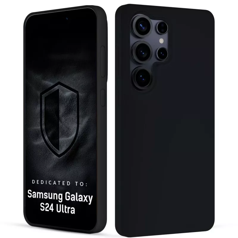 3MK PROTECTION Samsung Galaxy S24 Ultra - Funda 3mk Hardy Mellow negra
