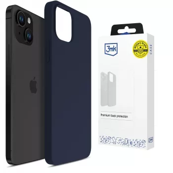 3MK PROTECTION Apple iPhone 15 Plus - Funda 3mk Hardy Mellow azul oscuro